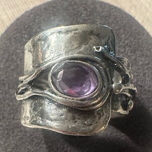 Silpada Amethyst size 7